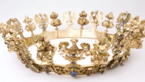 Korona średzka - najcenniejszy element średniowiecznego skarbu odnalezionego w Środzie Śląskiej