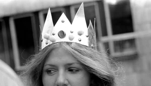 Halina Frąckowiak w Opolu w 1975 r.