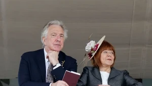 Alan Rickman z żona Rimą Horton