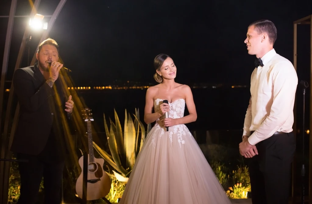James Arthur, Marina Łuczenko i Wojciech Szczęsny James Arthur, Marina Łuczenko i Wojciech Szczęsny
