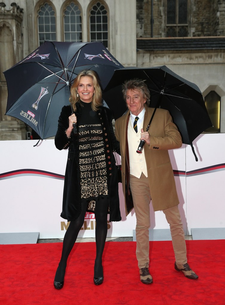 Penny Lancaster i Rod Stewart w styczniu 2016 r.