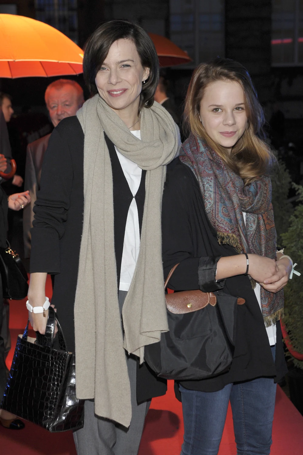 Agata Kulesza z córką Marianną na premierze Agata Kulesza z córką Marianną na premierze