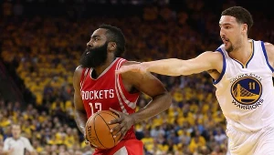 James Harden (z lewej) z Houston Rockets