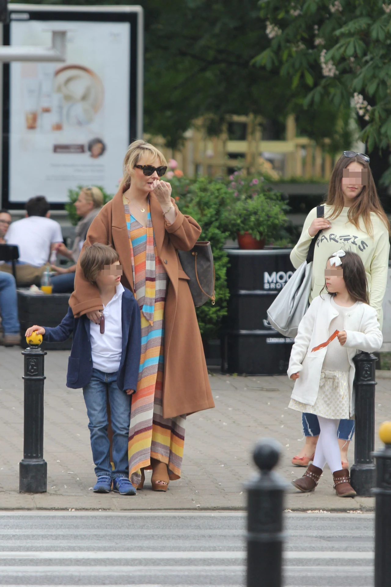 Agnieszka Jastrzębska z rodziną