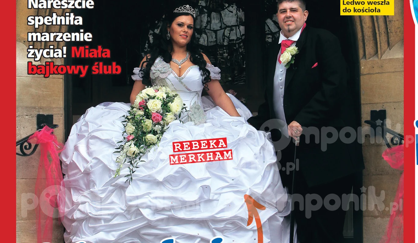 Rebeka Merkham z mężem (Takie jest życie!)