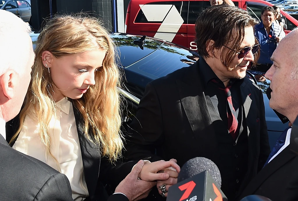 Amber Heard i Johnny Depp