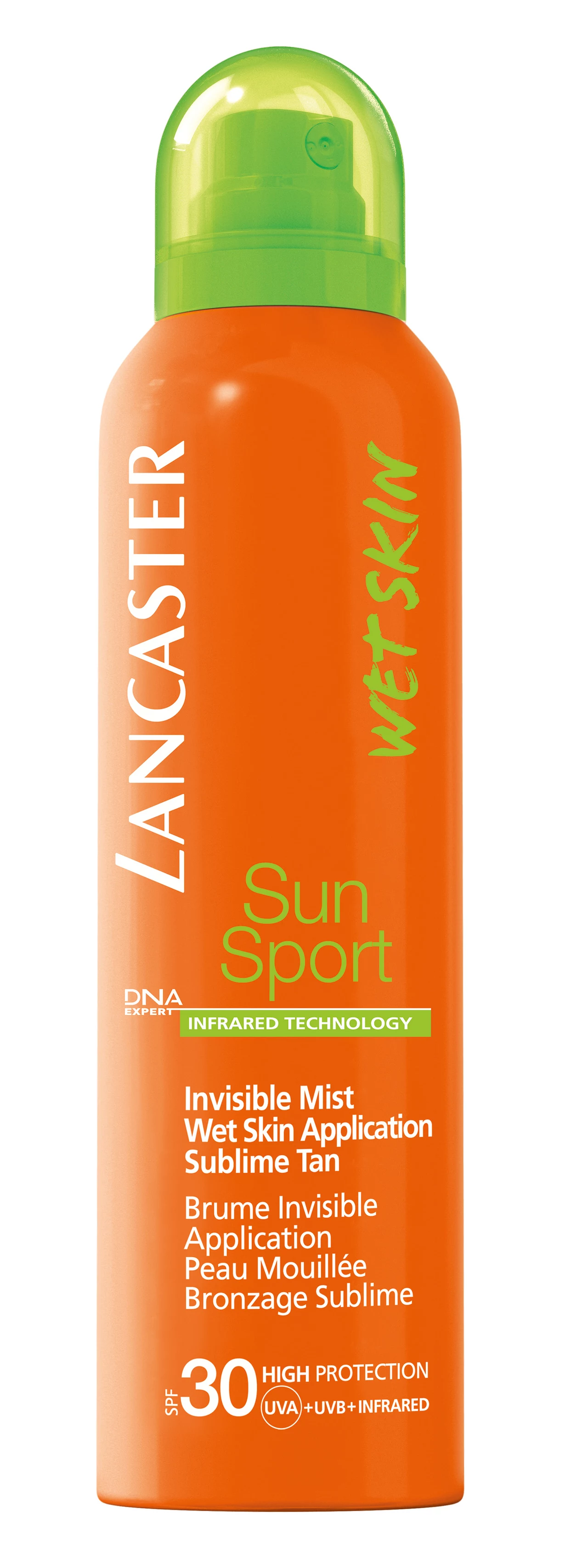 Lancaster: Szybkoschnąca mgiełka do ciała SPF30 Lancaster: Szybkoschnąca mgiełka do ciała SPF30