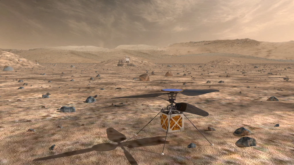 Marsjański helikopter - jeden z projektów NASA Marsjański helikopter - jeden z projektów NASA