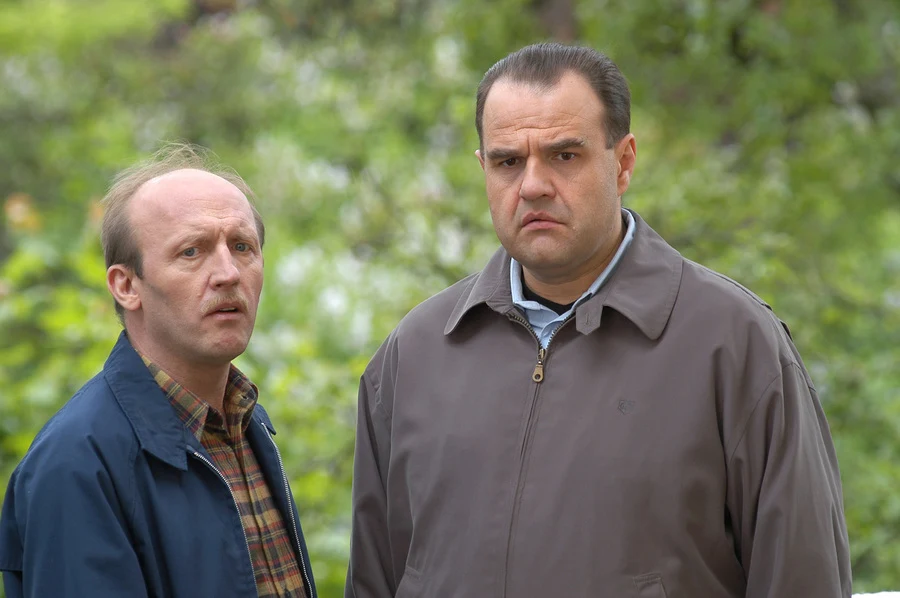 Artur Barciś i Cezary Żak na planie "Miodowych lat" Artur Barciś i Cezary Żak na planie "Miodowych lat"