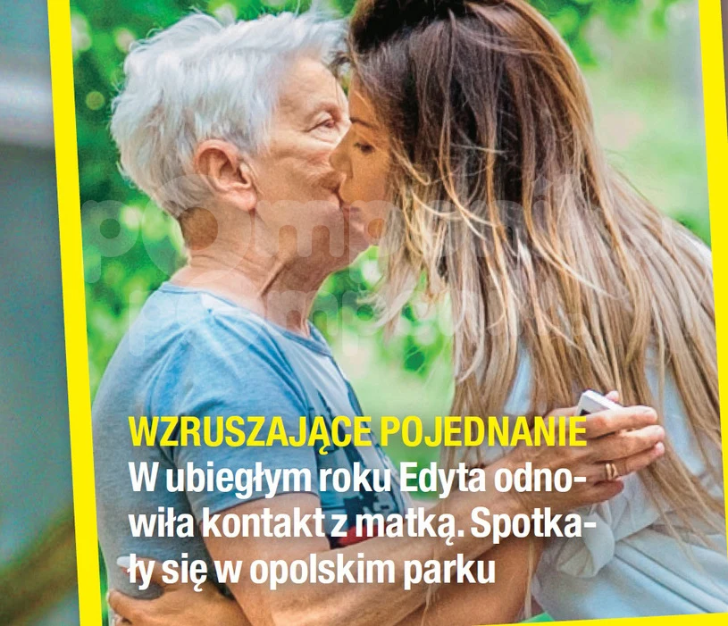 Edyta z mamą Edyta z mamą