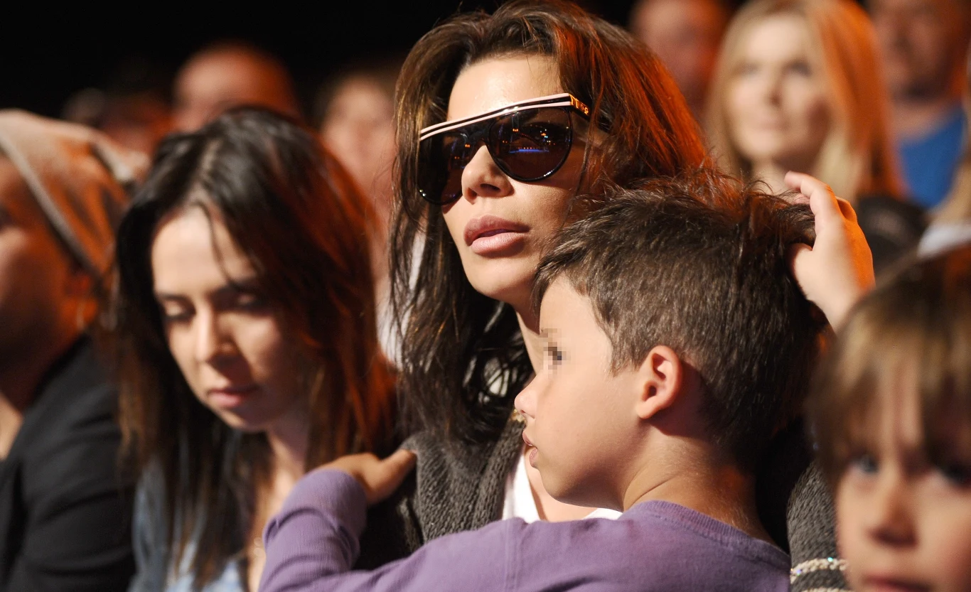 Edyta Górniak z synem Edyta Górniak z synem