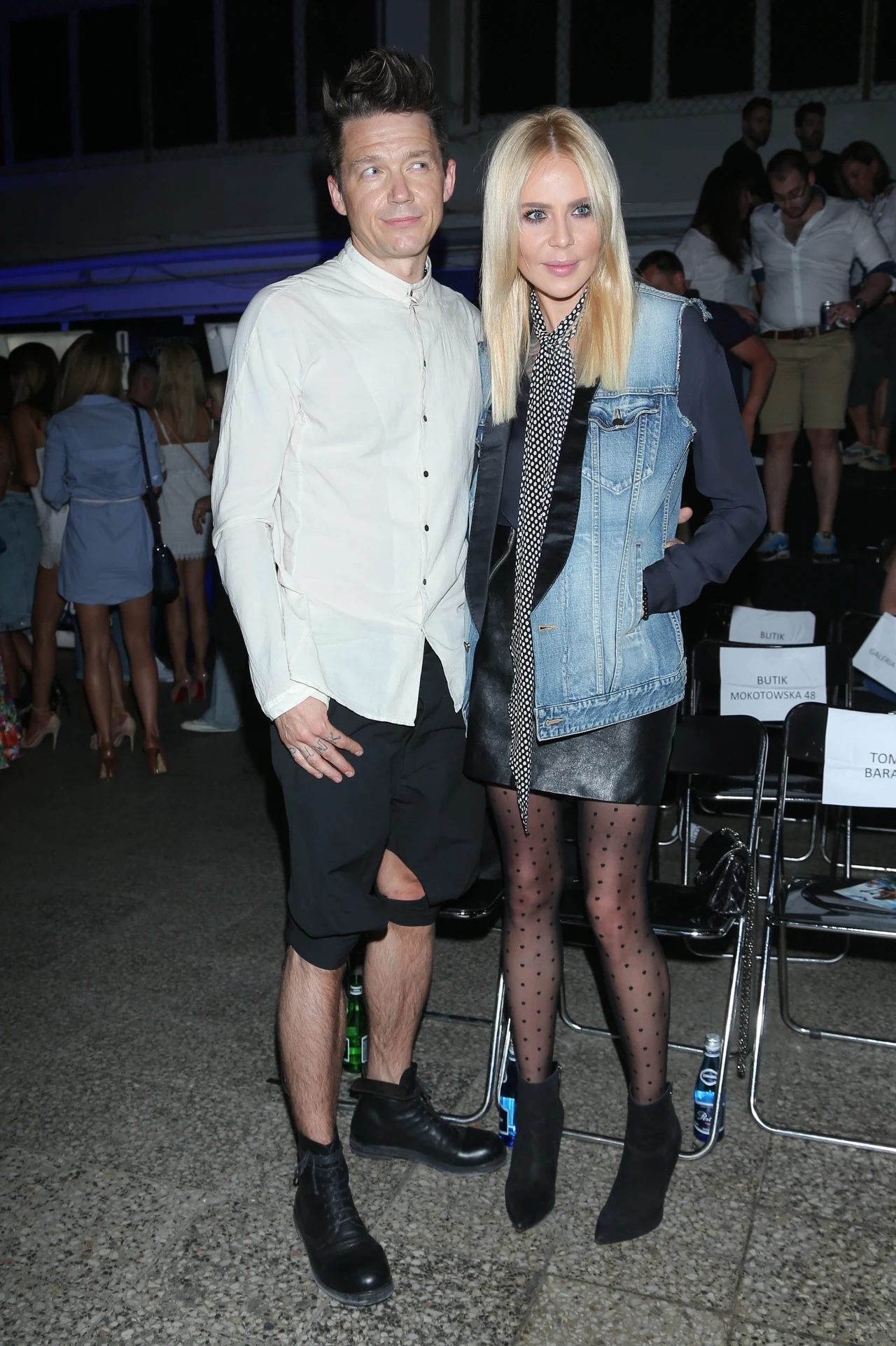 Na zdjęciu: Maja Sablewska i Wojtek Mazolewski na pokazie kolekcji Roberta Kupisza Na zdjęciu: Maja Sablewska i Wojtek Mazolewski na pokazie kolekcji Roberta Kupisza