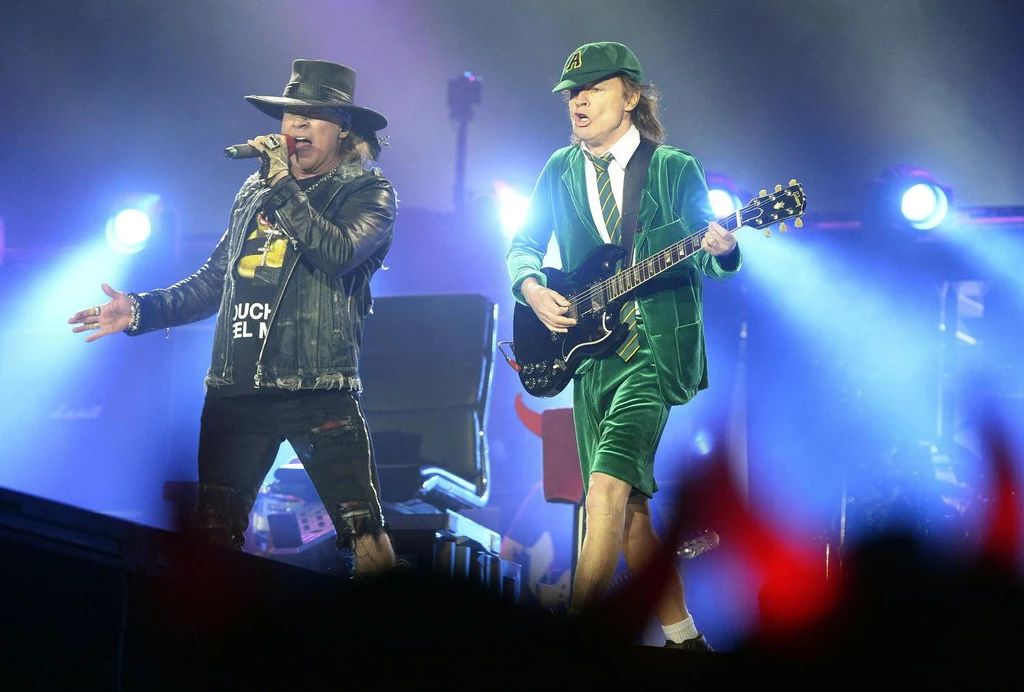 Axl Rose i Angus Young (AC/DC)