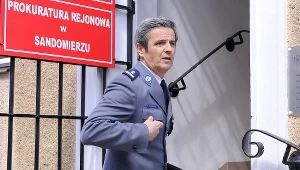 Piotr Polk na planie "Ojca Mateusza"