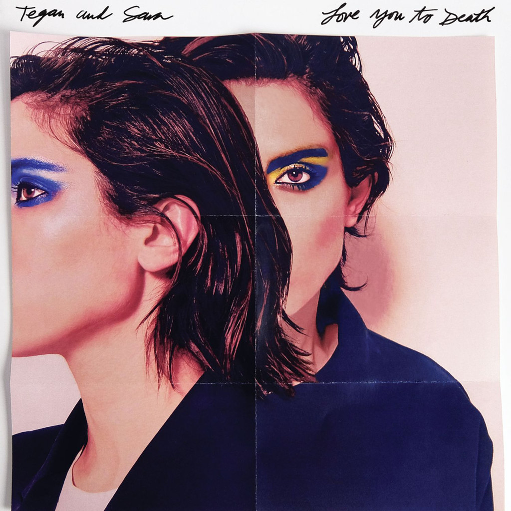 Tegan i Sara na okładce płyty "Love You To Death"