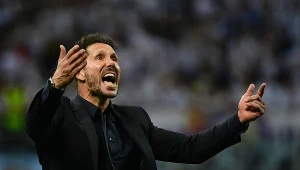 Diego Simeone podczas finału Ligi Mistrzów