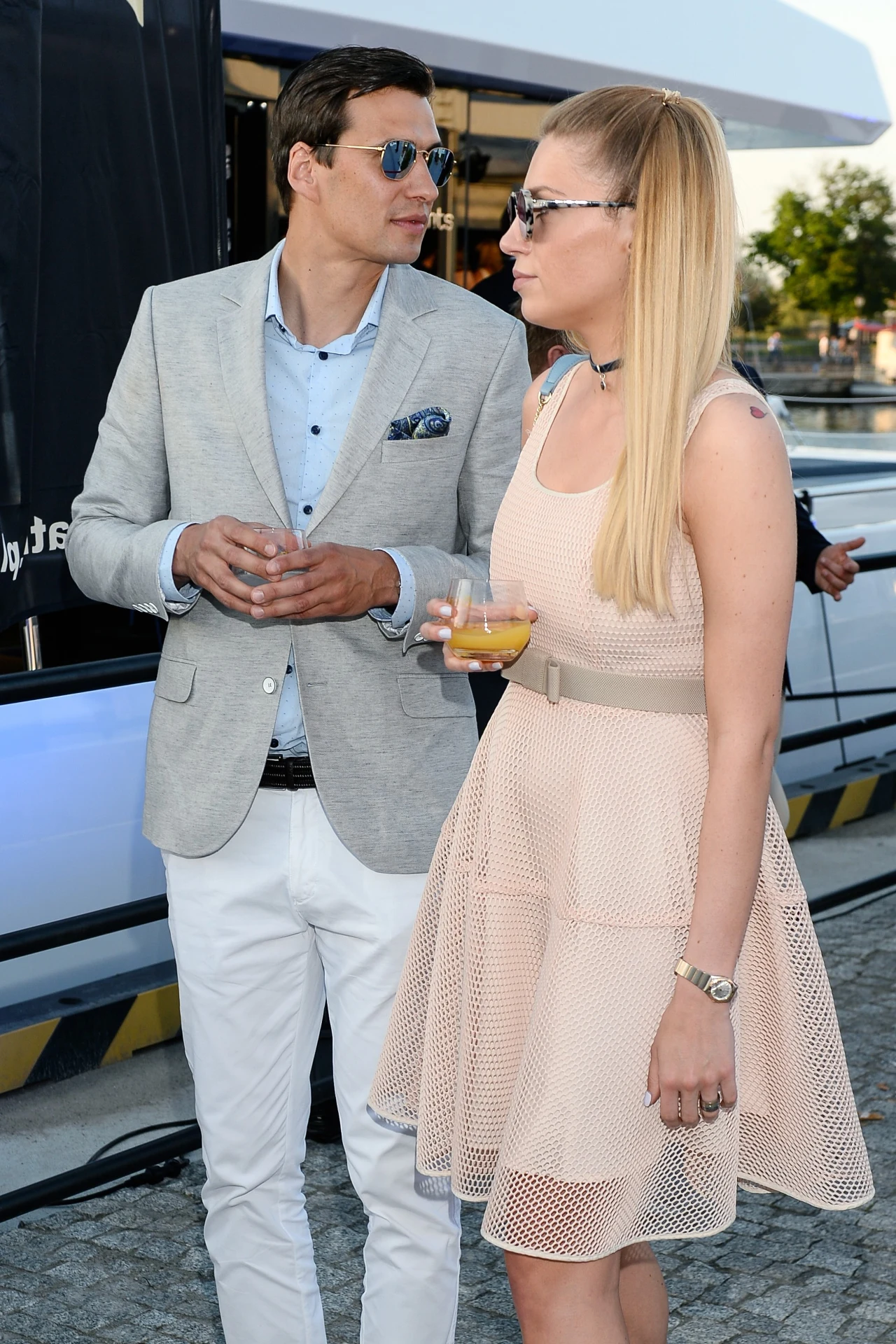 Jarosław Bieniuk z przyjaciółką Jarosław Bieniuk z przyjaciółką