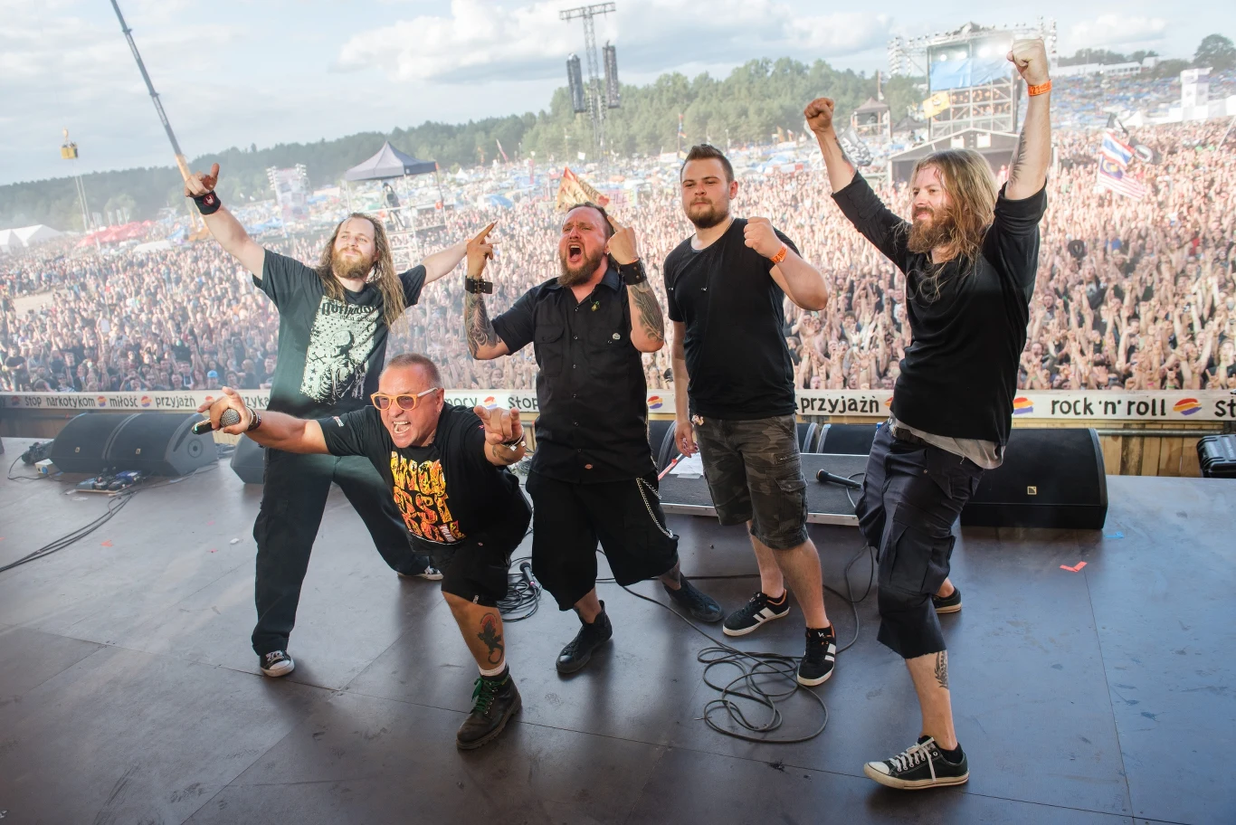 Decapitated i Jurek Owsiak na Przystanku Woodstock 2015 Decapitated i Jurek Owsiak na Przystanku Woodstock 2015