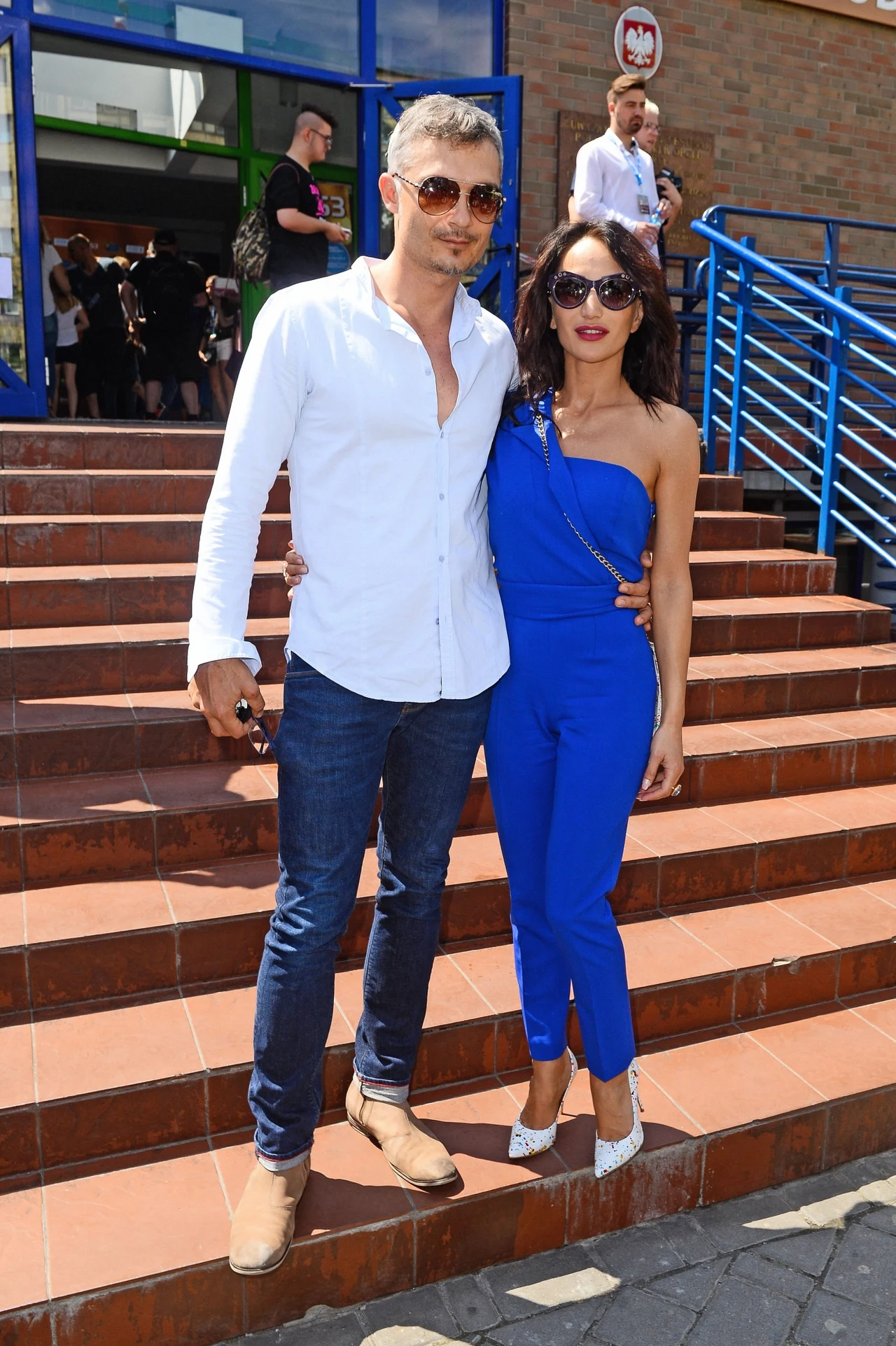 Justyna Steczkowska z mężem Justyna Steczkowska z mężem