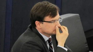 Europoseł Zbigniew Ziobro podczas prac Parlamentu Europejskiego