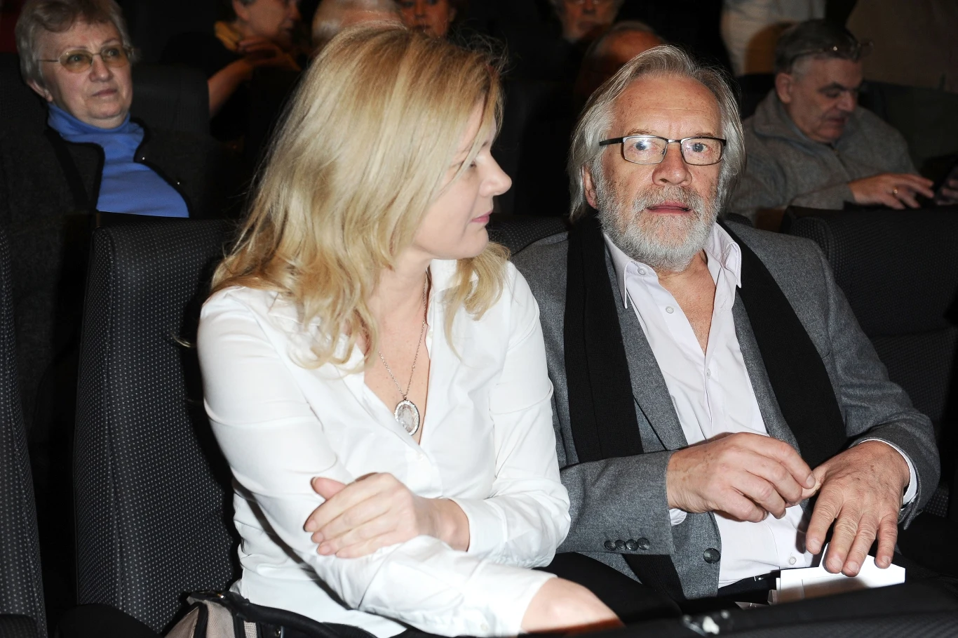 Andrzej Seweryn z żoną Andrzej Seweryn z żoną