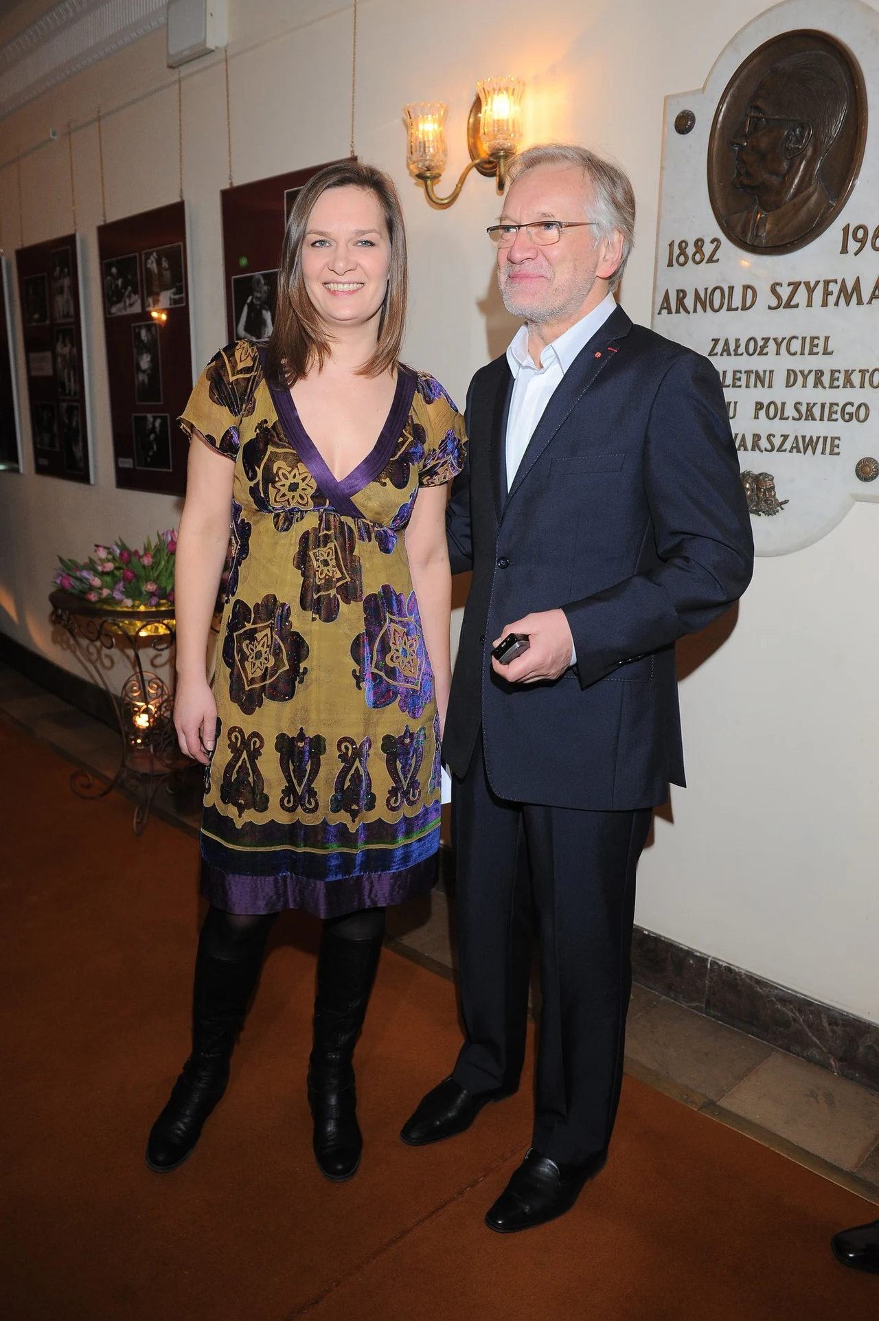 Andrzej Seweryn z córką Marią Andrzej Seweryn z córką Marią