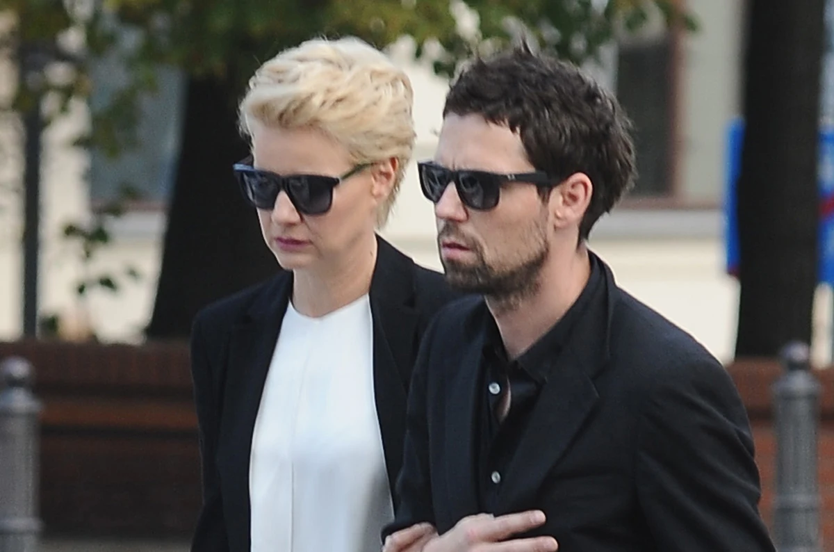 Kożuchowska z męzem Kożuchowska z męzem