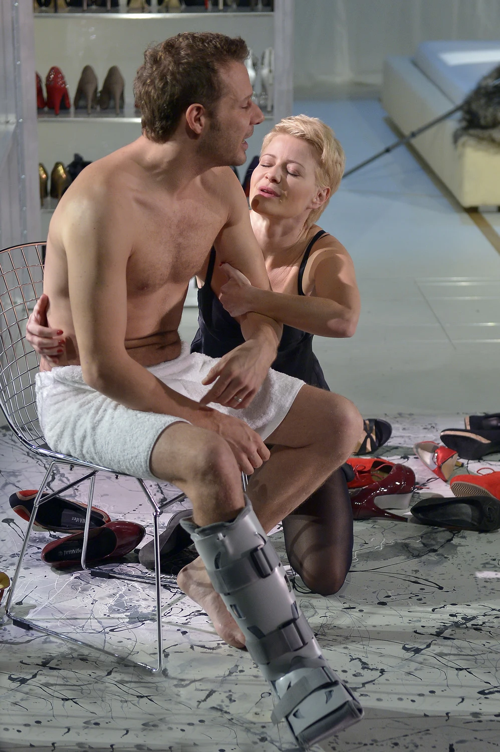 Kożuchowska i Małecki w teatrze Kożuchowska i Małecki w teatrze