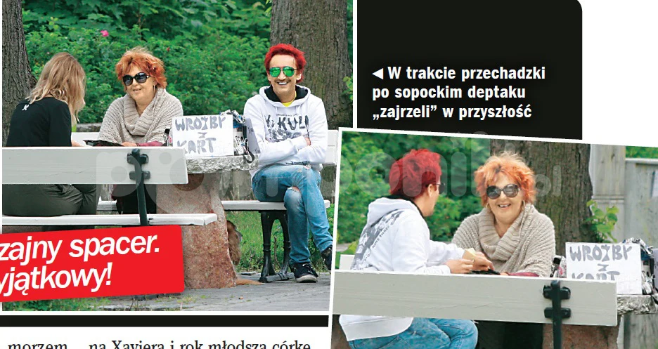 Michał z Dominiką u wróżki