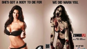 Fragment plakatu promującego grę ZombiU