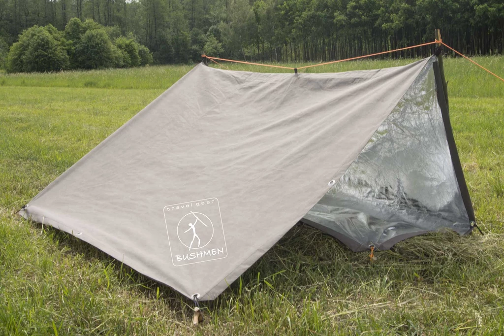 Thermo Tarp w jednej z opcji rozłożenia