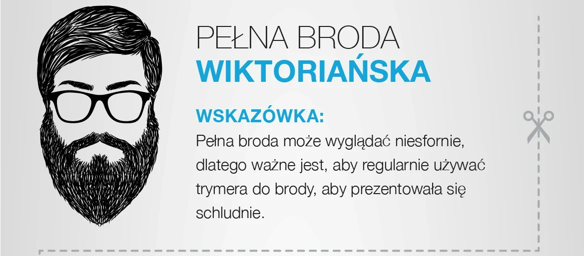 Pełna broda wiktoriańska Pełna broda wiktoriańska
