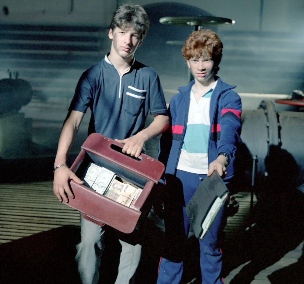 Tadeusz Horvath i Artur Pontek w filmie "Mów mi Rockefeller"