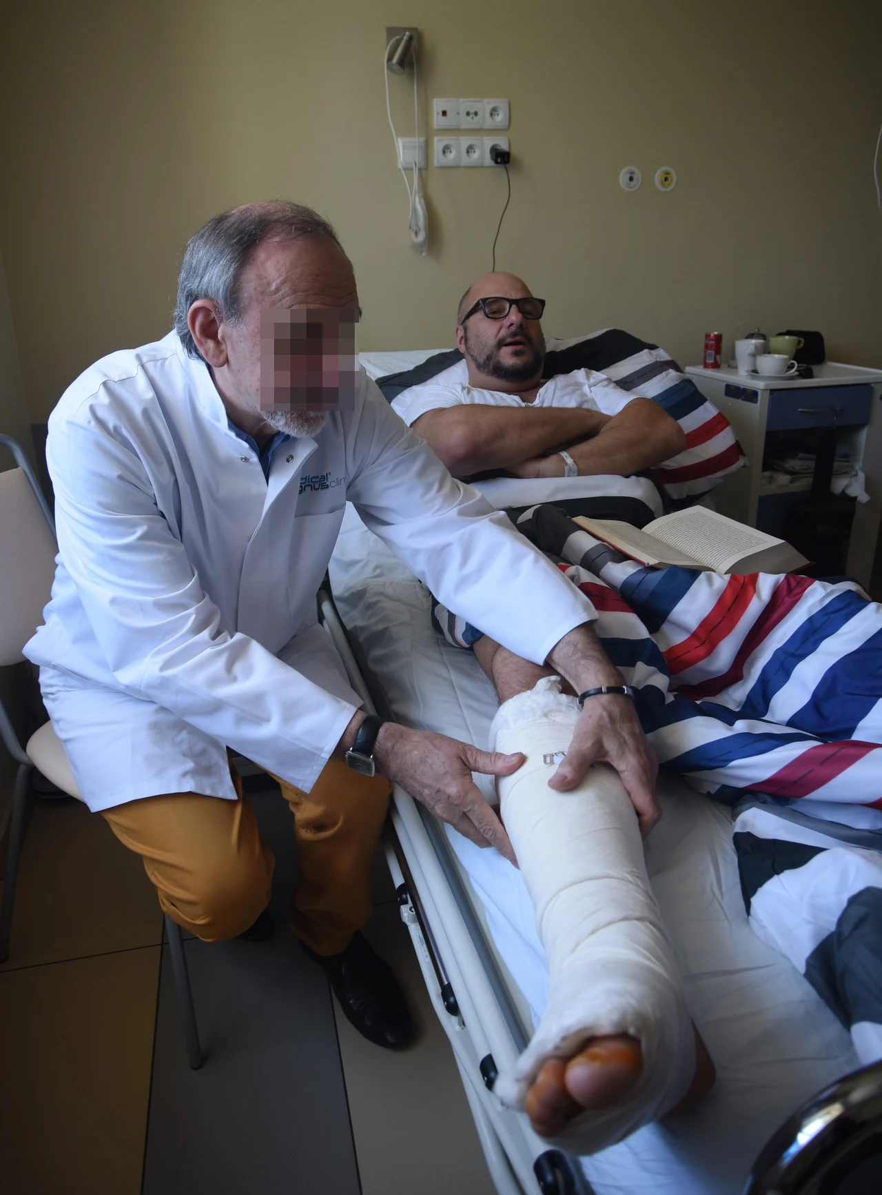 Piotr Gąsowski w szpitalu Piotr Gąsowski w szpitalu