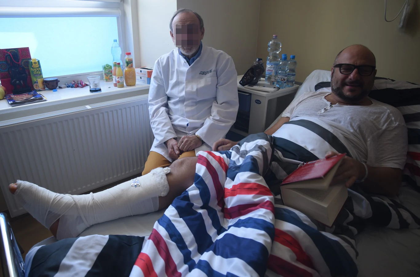 Piotr Gąsowski w szpitalu