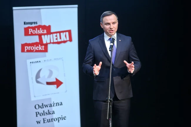 Wystąpienie prezydenta Andrzeja Dudy w ostatnim dniu obrad kongresu "Polska Wielki Projekt" Wystąpienie prezydenta Andrzeja Dudy w ostatnim dniu obrad kongresu "Polska Wielki Projekt"