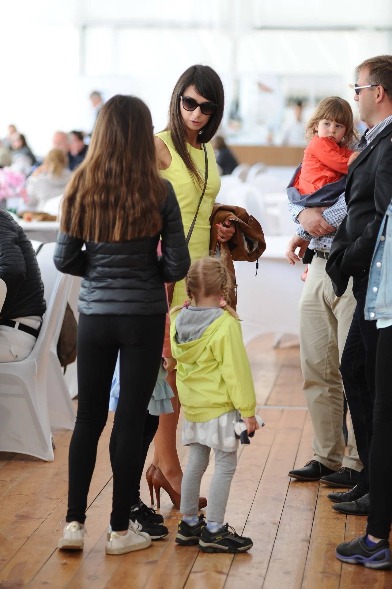 Na zdjęciu: Marta Kaczyńska z córkami CSIO Sopot