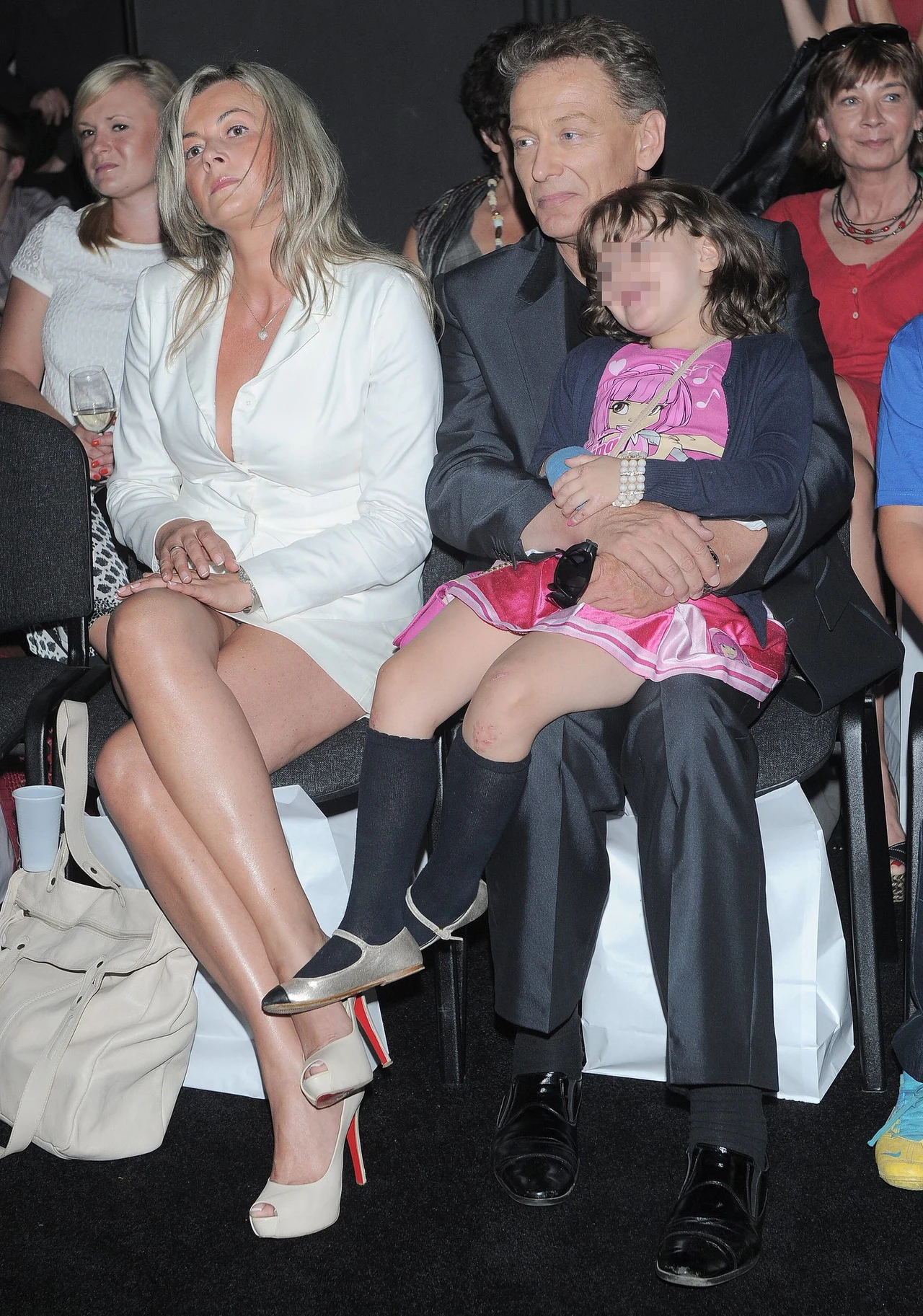 Jacek Borkowski z żoną Magdaleną i córką