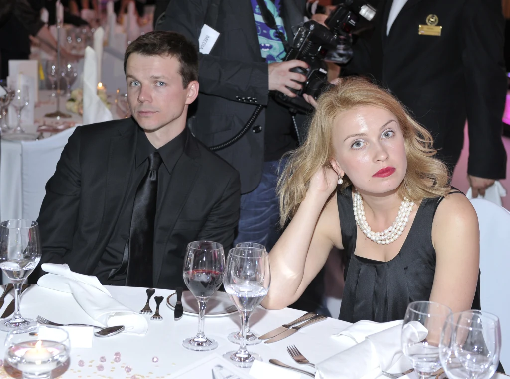 Lesław Żurek z żoną