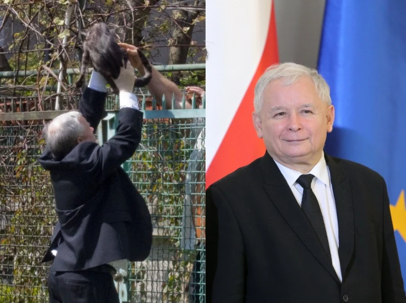 Jarosław z kotem 