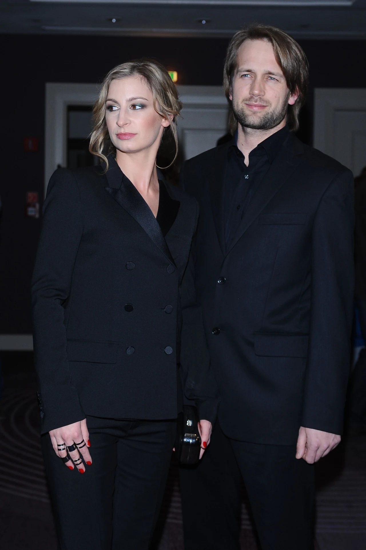 Magdalena Schejbal z partnerem