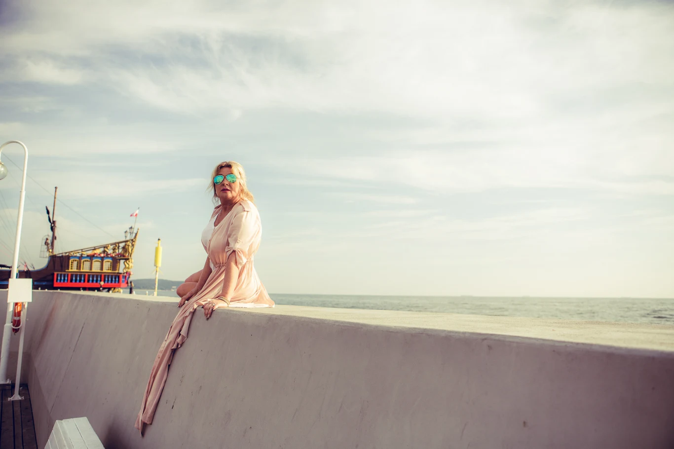 Beata Kozidrak na planie klipu "Upiłam się Tobą"