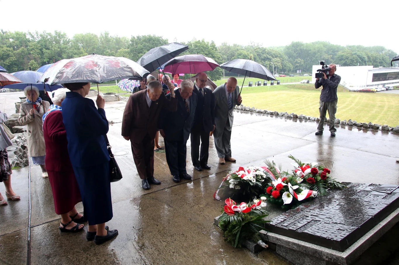 Uroczystości w ramach jubileuszu 70-lecia Polskiego Związku Byłych Więźniów Politycznych Hitlerowskich Więzień i Obozów Koncentracyjnych na terenie Muzeum na Majdanku w Lublinie