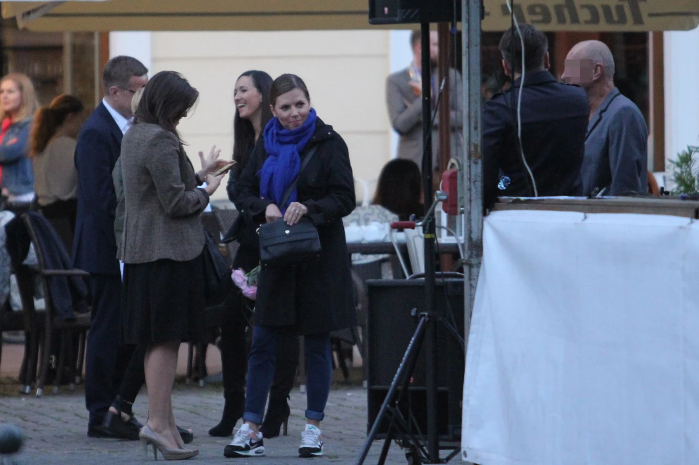 Ola Kwaśniewska na koncercie męża Ola Kwaśniewska na koncercie męża