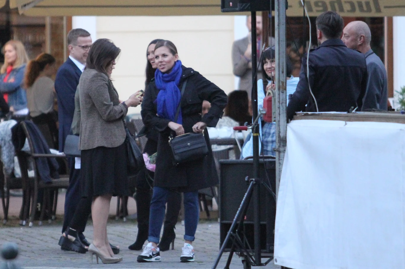 Ola Kwaśniewska na koncercie męża Ola Kwaśniewska na koncercie męża