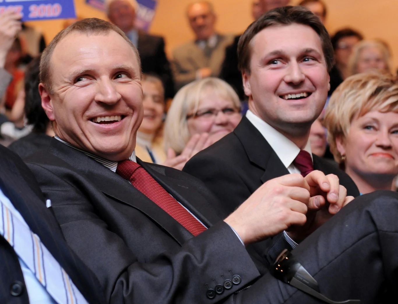 Łukasz Zbonikowski - na zdjęciu z Jackiem Kurskim Łukasz Zbonikowski - na zdjęciu z Jackiem Kurskim