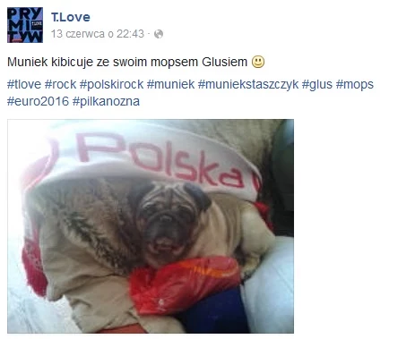 Takie zdjęcie znalazło się na oficjalnym fan page'u grupy T. Love