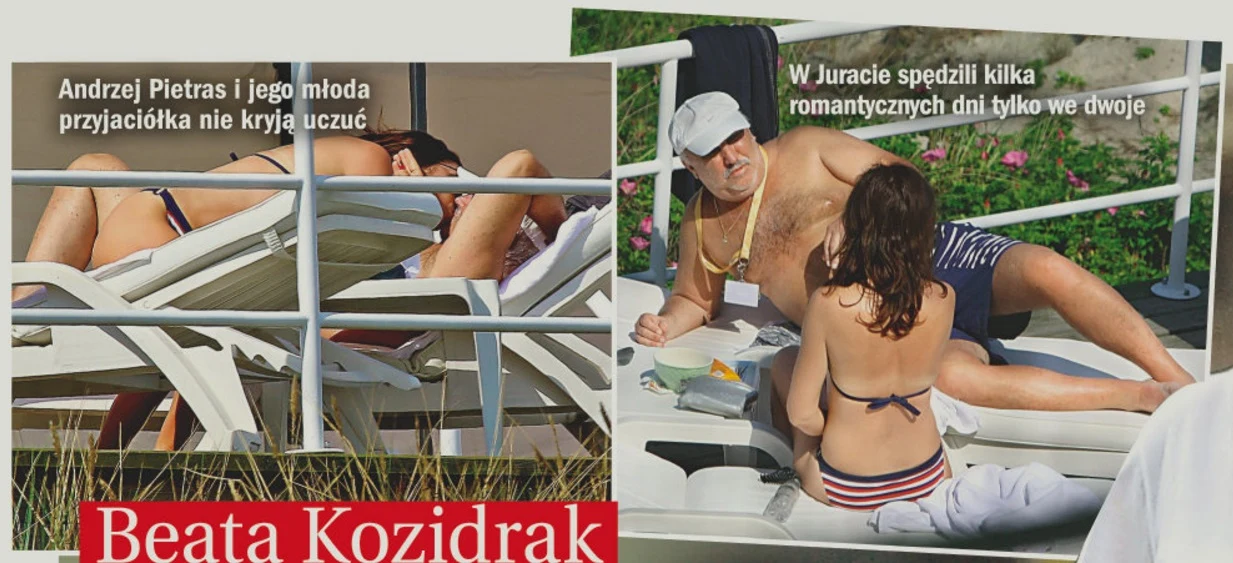 Andrzej z brunetką Andrzej z brunetką