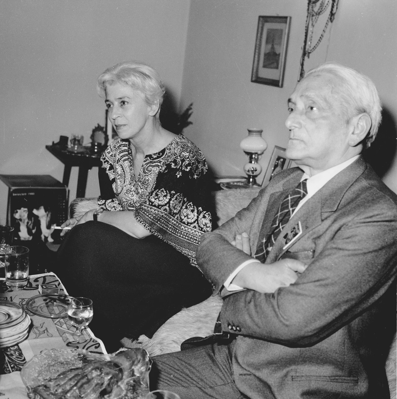 Halina Mikołajska i Marian Brandys Halina Mikołajska i Marian Brandys