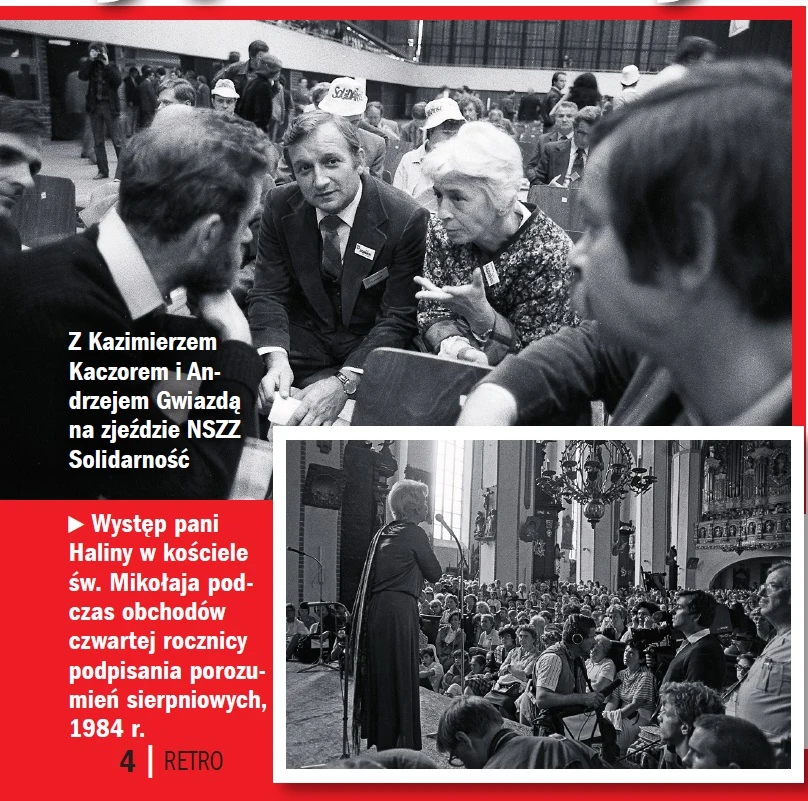 Halina Mikołajska zaangażowała się w politykę Halina Mikołajska zaangażowała się w politykę